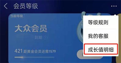 支付宝查会员明细方法步骤-支付宝如何查会员成长明细