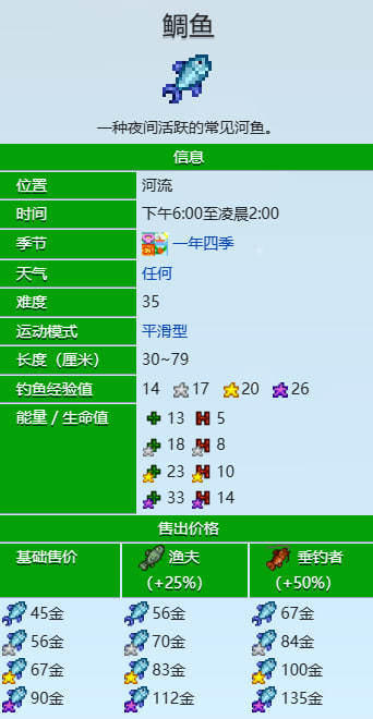 《星露谷物语》鲷鱼怎么获取-鲷鱼出现位置介绍