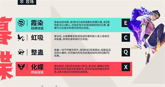 《无畏契约》暮蝶技能效果介绍-《无畏契约》暮蝶技能详解